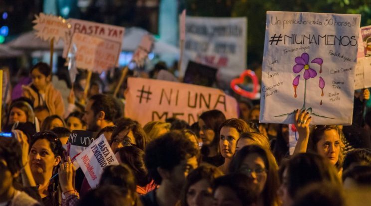 Marcha de “NiUnaMenos” el 3 de Junio de 2015