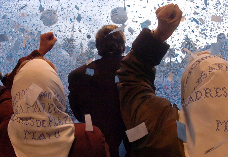 Las madres en la primera década del milenio. Fuente: Archivo Nacional de la Memoria.